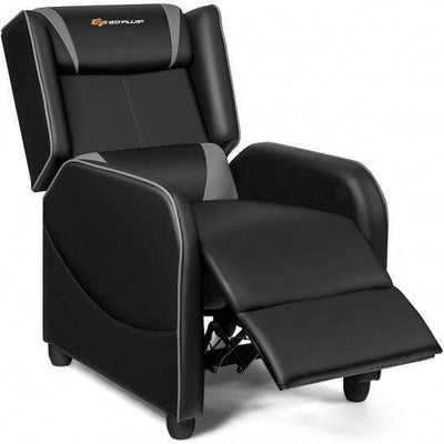 Starwood Rack Health & Beauty Home Massage Gaming Recliner Chair-Gray